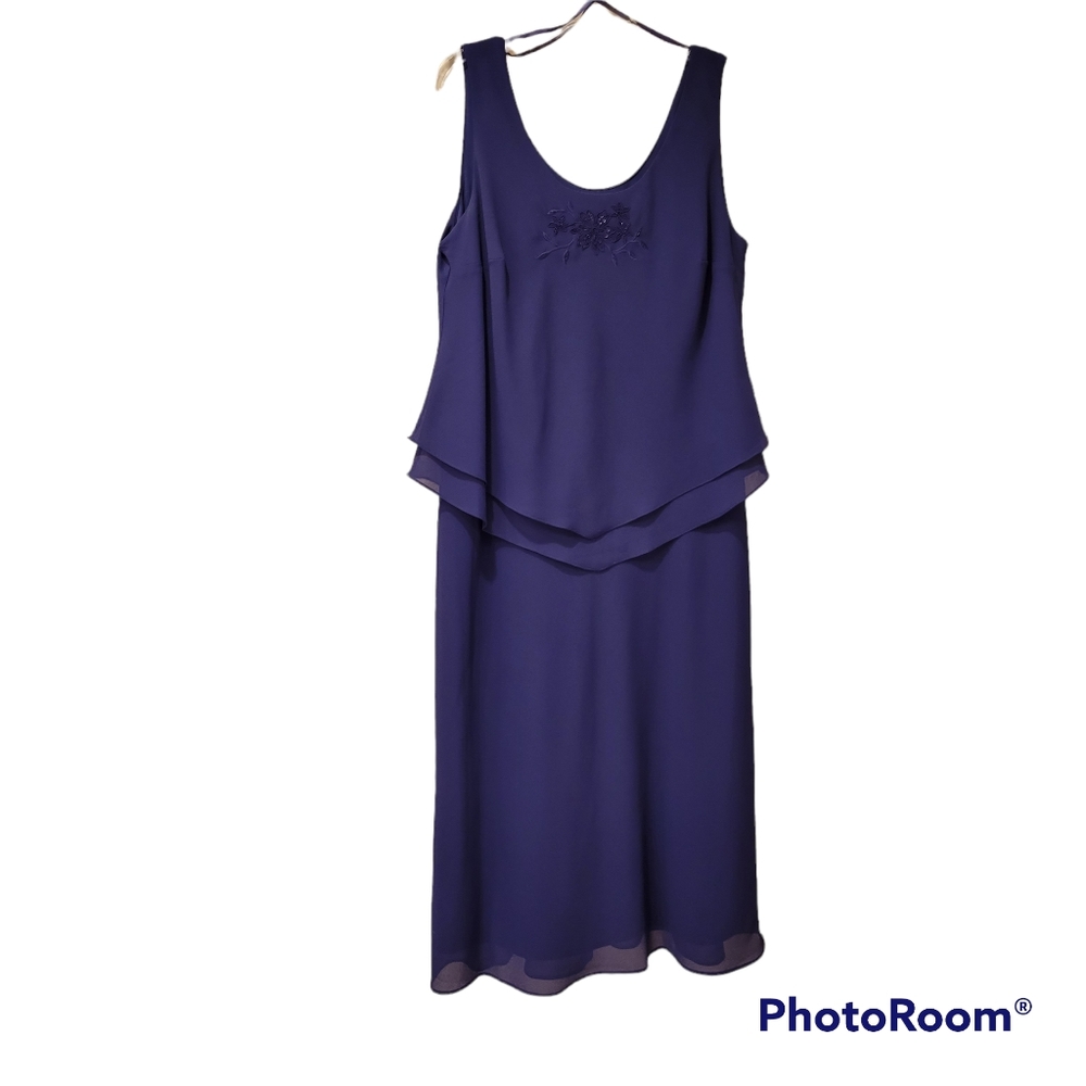 'Dressbarn woman collection' purple dress, Size 16W.